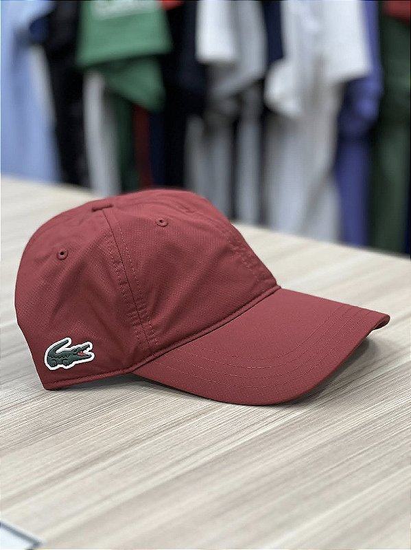 Boné Lacoste Sport vermelho