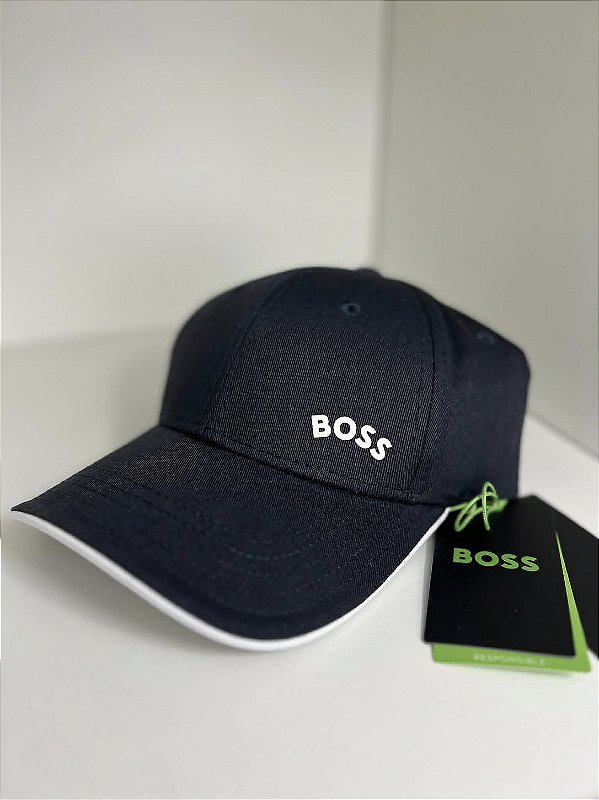 Boné Hugo Boss Logo Emborrachado