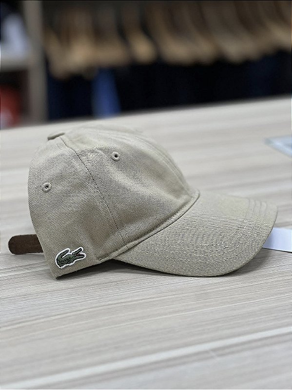 Boné Lacoste Gabardine - bege