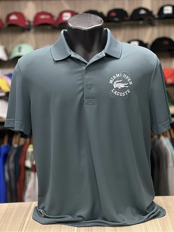 Camisa Polo Lacoste Miami Open
