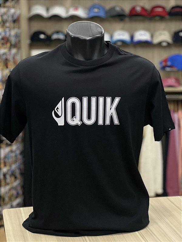 Camiseta Quiksilver M/C Griff Quik Preto