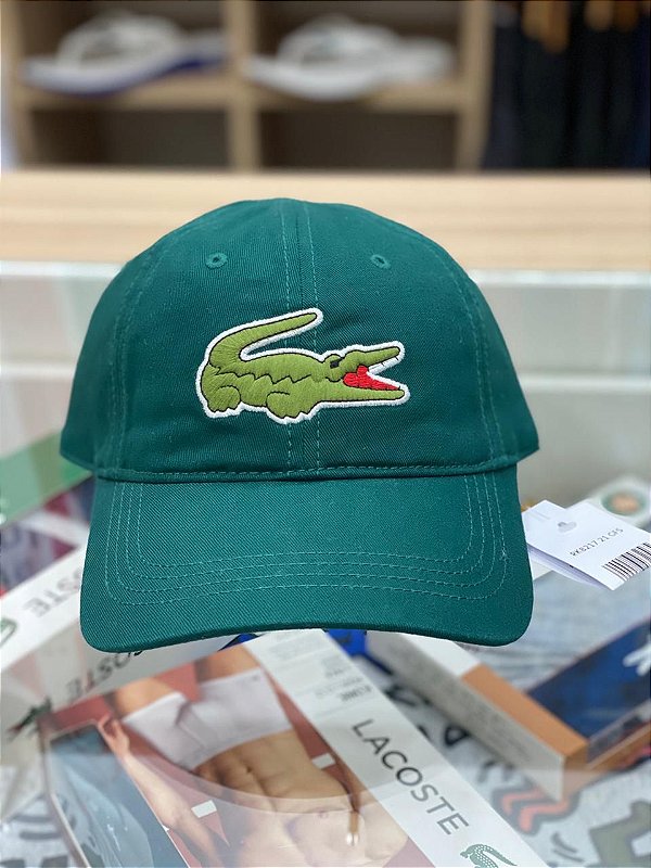 Boné Lacoste Gabardini Big Verde
