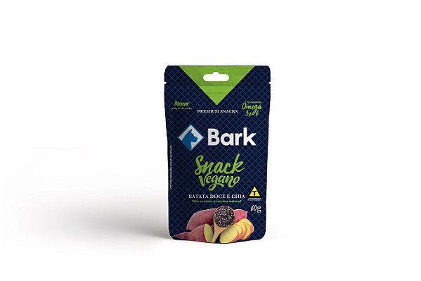 Bark Snack Vegano Sabor Batata Doce e Chia