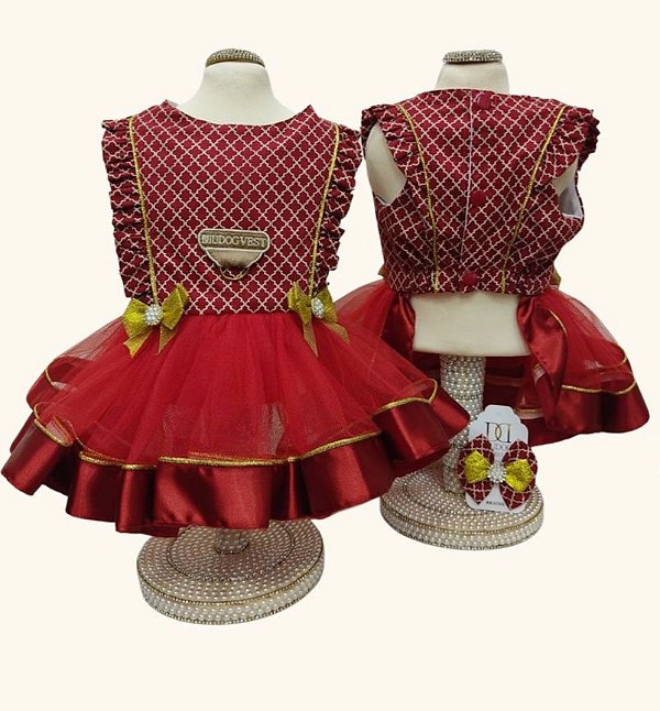 Vestido Natal Geometric Dudog