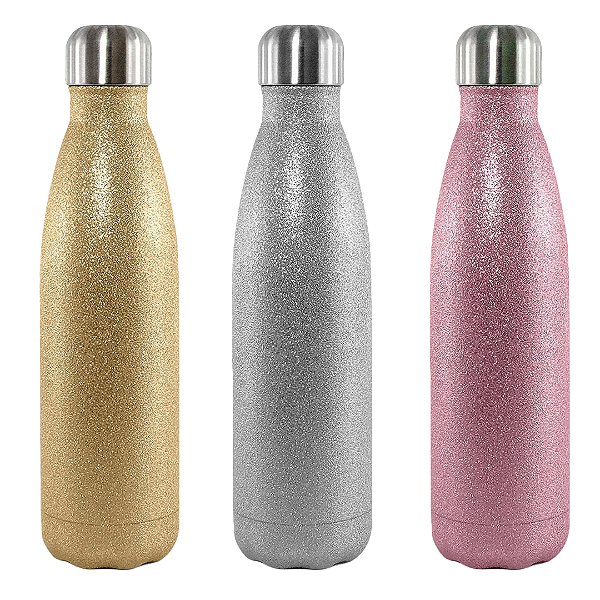 Garrafa Inox Glitter