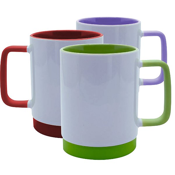 Caneca Base e Alça Silicone