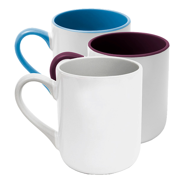 Caneca Cerâmica Imperial Interior E Alça Colorido