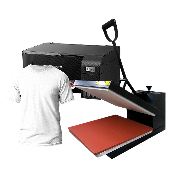 Prensa Plana 38x38 Deko + Impressora Epson L325