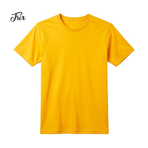 Camiseta Poliester - Amarela
