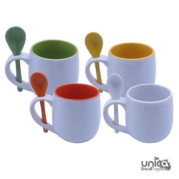 Caneca Belly 295ml c/ colher