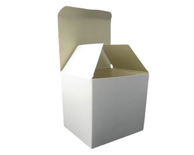 Caixinha Para Caneca Branca Resinada - 12 Unidades