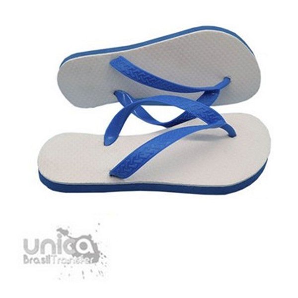 CHINELO "AZUL ROYAL" PARA SUBLIMAÇÃO