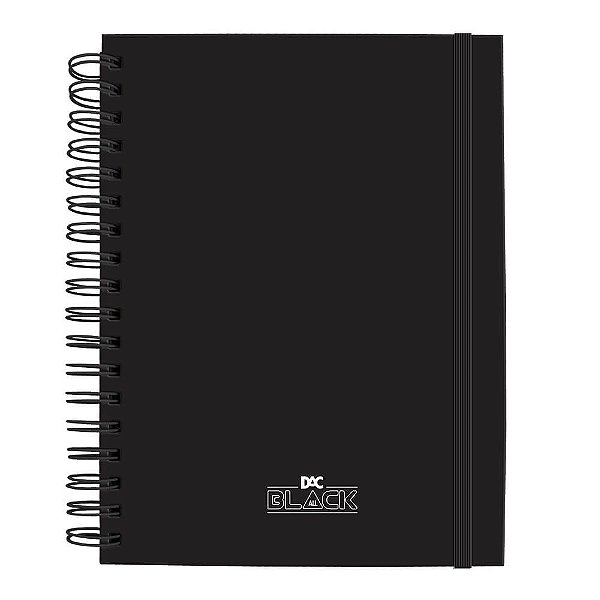 Caderno Smart Universitário com Folhas Reposicionáveis DAC All Black