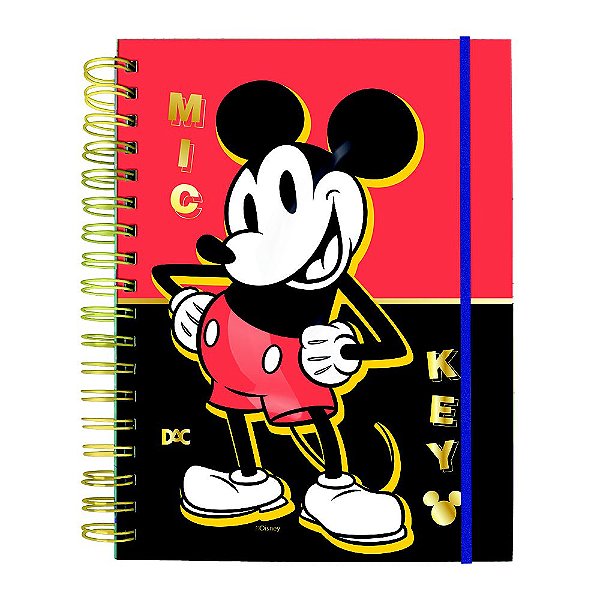 Caderno Smart Universitário com Folhas Reposicionáveis DAC Mickey