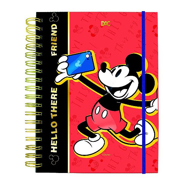 Caderno Smart Colegial com Folhas Reposicionáveis DAC Mickey