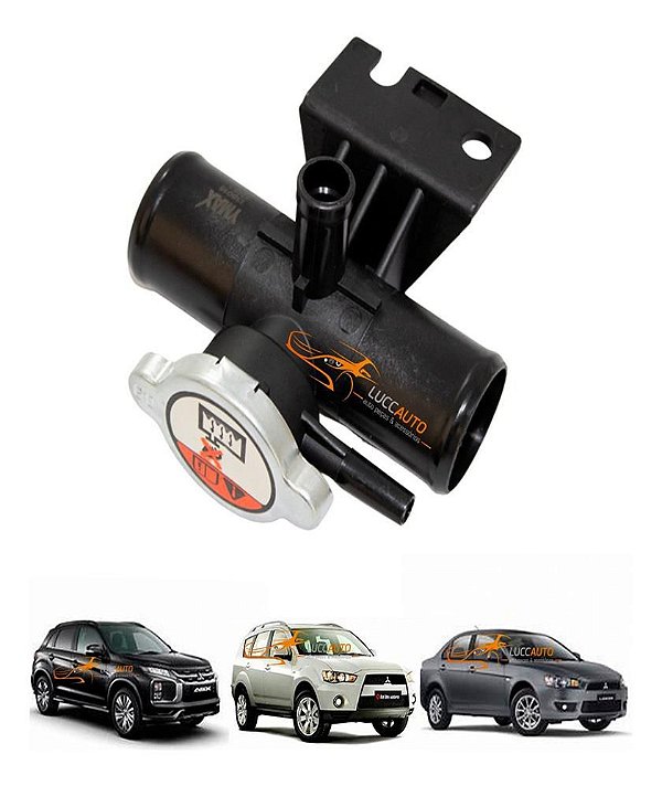 Tampa Radiador Flange Mitsubishi Asx Lancer Outlander 1350a015 Completo Com Tampa