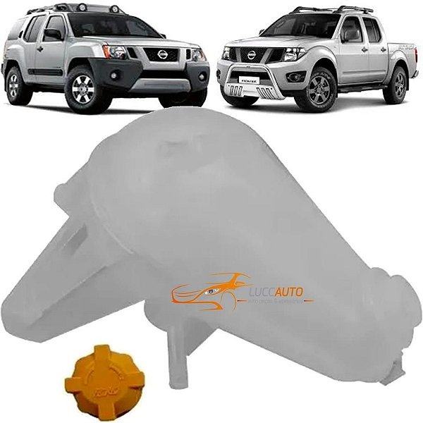 Reservatório Radiador Expansão Nissan Frontier Xterra 2.8 Diesel 2003 2004 2005 2006 2007 2008 2009 C/ Tampa