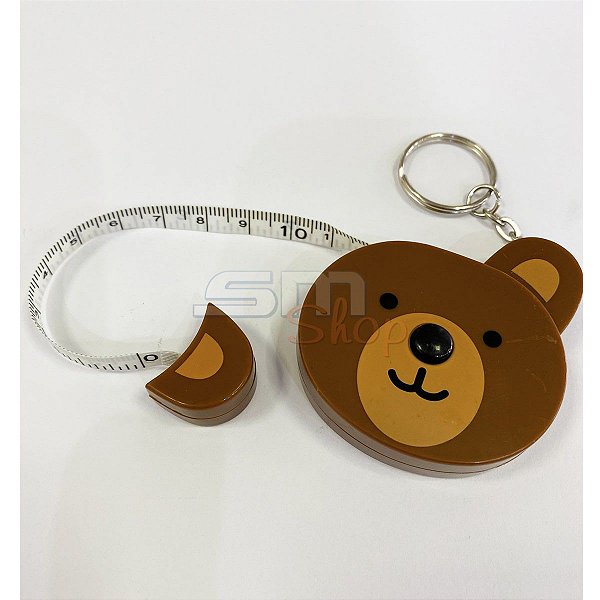 Fita Métrica Retrátil Urso 1,50 cm