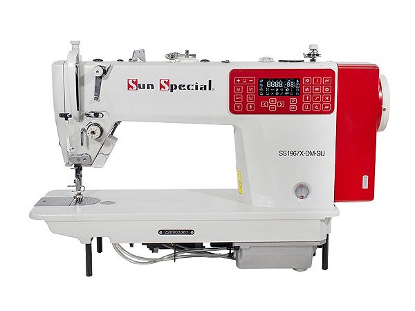 Máquina de Costura Reta Eletrônica Sun Special SS1967X com Kit Calcadores + Bobinas + Agulhas