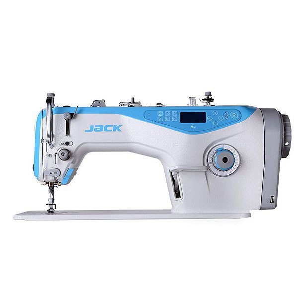 Máquina de Costura Reta Industrial Jack A4 Direct Drive com Kit Calcadores + Bobinas + Agulhas