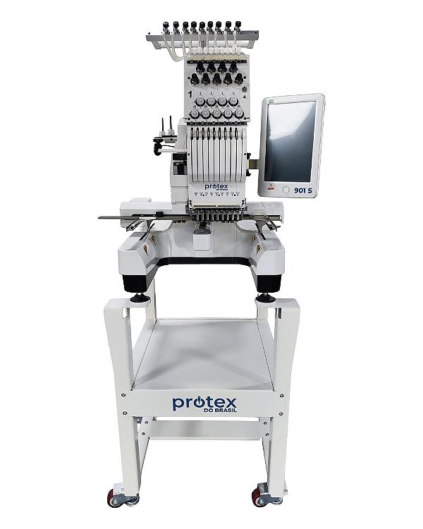 Máquina de Bordado Protex Industrial 901 Área 20x36 cm - 9 Agulhas