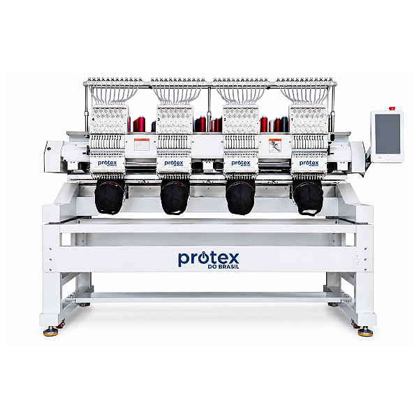 Máquina de Bordado Protex Industrial 1204 - 4 Cabeças 12 Agulhas