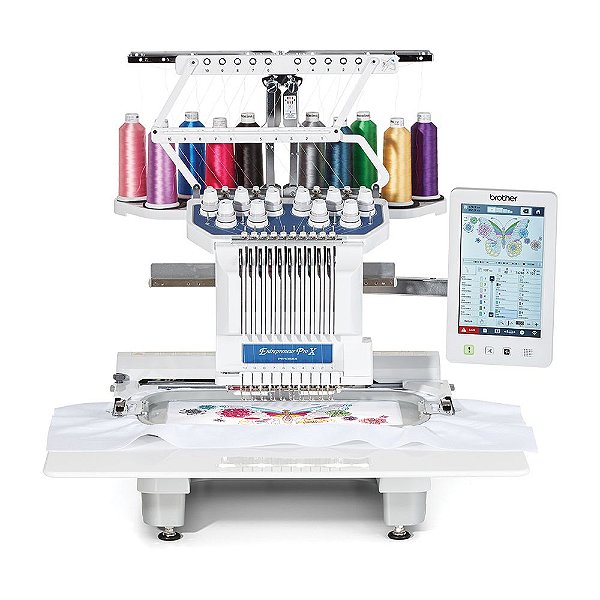 Máquina de Bordado Brother Profissional PR1055X Área 36x20 cm - 10 agulhas