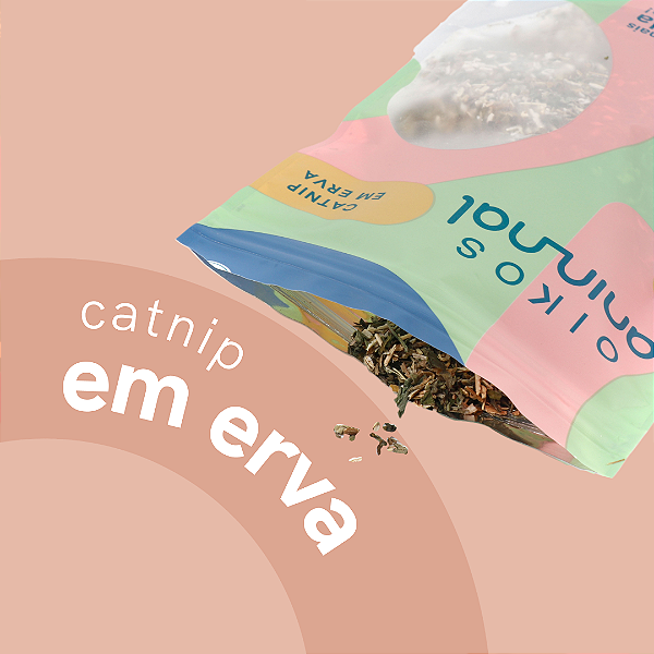 Erva Catnip - Para Gatos 28G