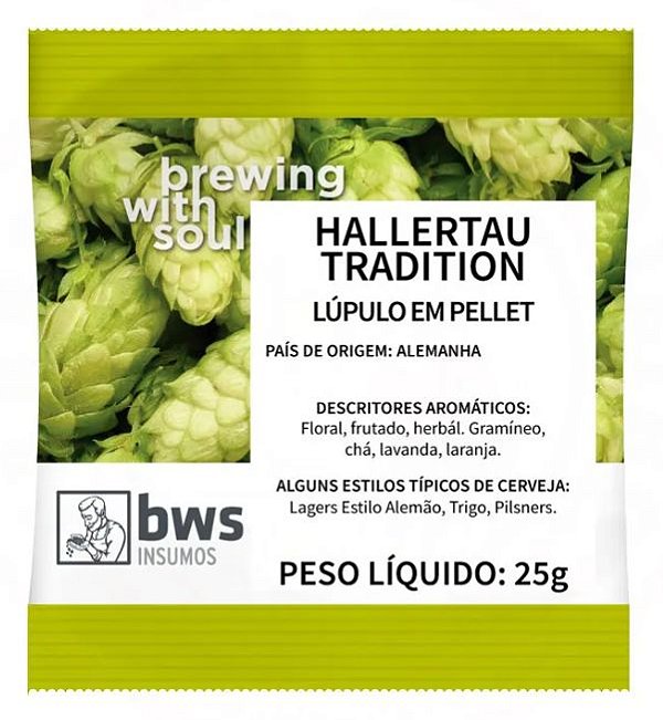 LUPULO HALLERTAU TRADITION - 25 GR - EM PELLE