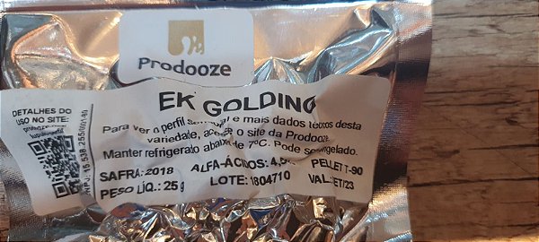 LUPULO EAST KENT GOLDING - 25 GR - EM PELLET