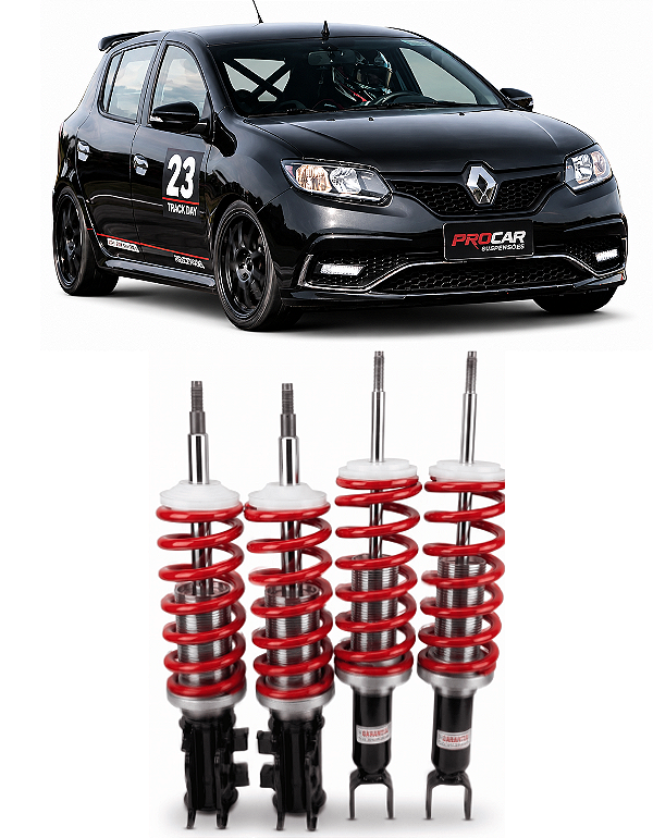 Kit Suspensão Trackday/Hotlap Sandero RS