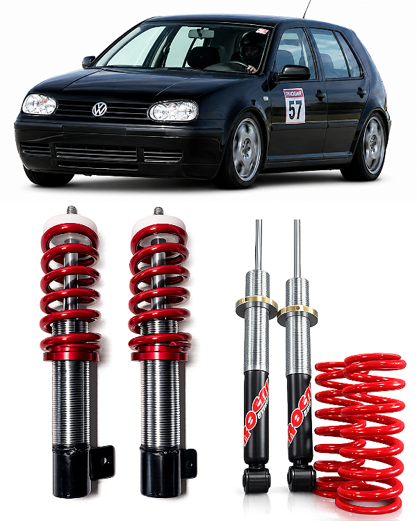 Kit Suspensão Trackday Golf MK4 (Sapão)