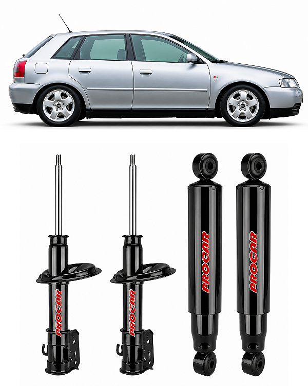 Amortecedor Preparado para Audi A3 1999/2006