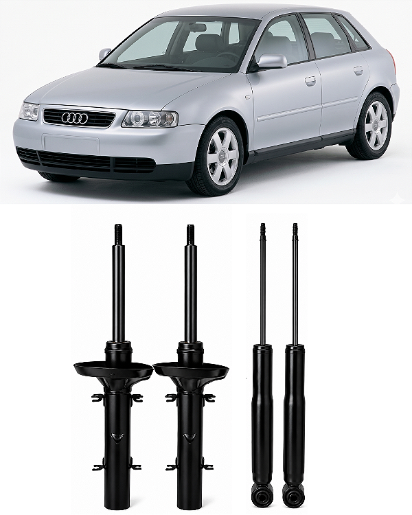 Amortecedor Preparado para Audi A3 1999/2006 Turbo Rua