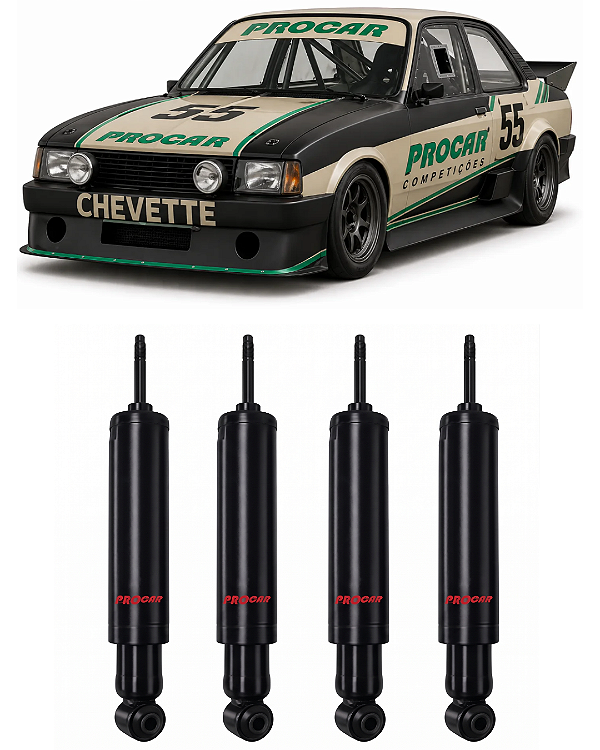 Amortecedor Esportivo para Chevette Trackday/Hotlap/Veloterra