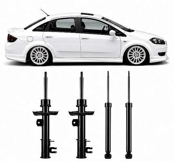 Amortecedor Preparado para FIAT Linea T-Jet
