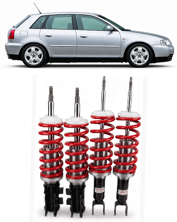 Kit Suspensão Coilover Completa Audi A3 1997/2006