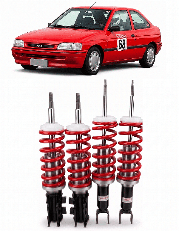 Kit Suspensão Rosca Slim Escort Europeu Sapão