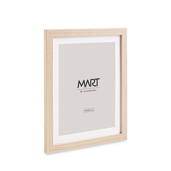 Porta Retratos Marrom Claro em MDF - 15 x 20 cm