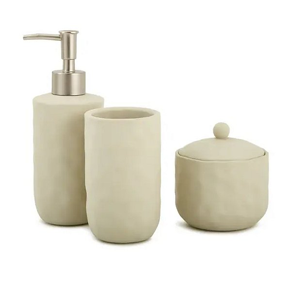 Kit Lavabo de Cimento  - 3 peças