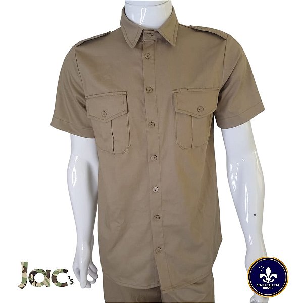 Camisa Caqui Juvenil SAB