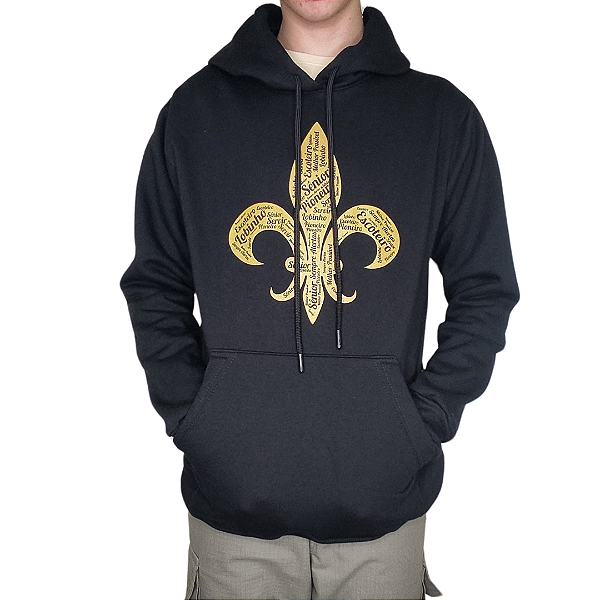 Moletom Canguru Flor de Lis - Jac's