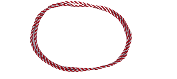 Cordão de Eficiência Vermelho e Branco SAB