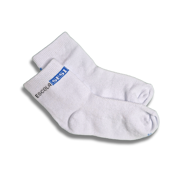 Meia Lisa Escola Sesi