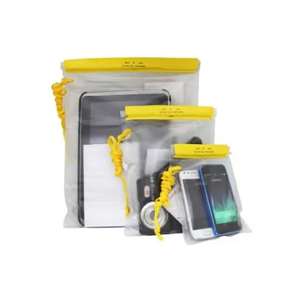 Conjunto de bolsas impermeáveis com 3 peças