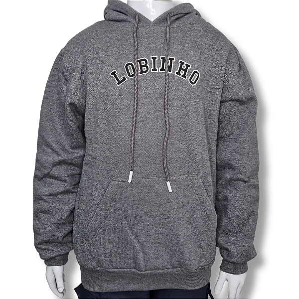 Moletom Lobinho estilo canguru