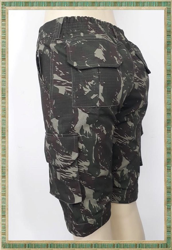 Calça/ Bermuda Cargo, militar infantil/ Juvenil