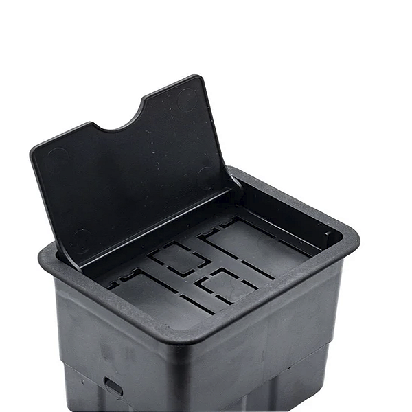 Caixa de Tomada Embutir Mesa Escritório 2P+2P 90x70mm