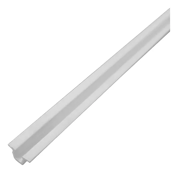Trilho Porta Inferior U10 Correr Plástico Pvc Guarda Roupa
