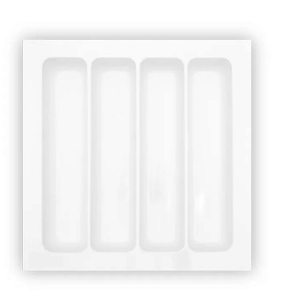 Organizador de Talheres Para Gaveta 473x473mm OG-79 Branco